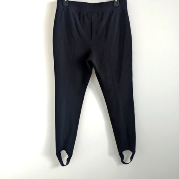 CHICO'S Black Ponte Pants with Stirrups 8 - Picture 6 of 15